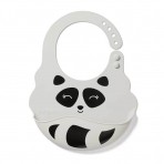 BabyOno pudipõll taskuga silikoonist Panda hall